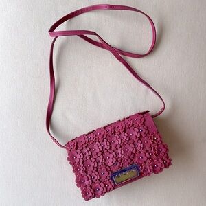 Zac Posen Floral Hot Pink Shoulder Bag